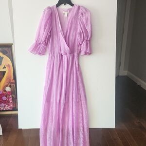 HM Lavender Maxi Dress